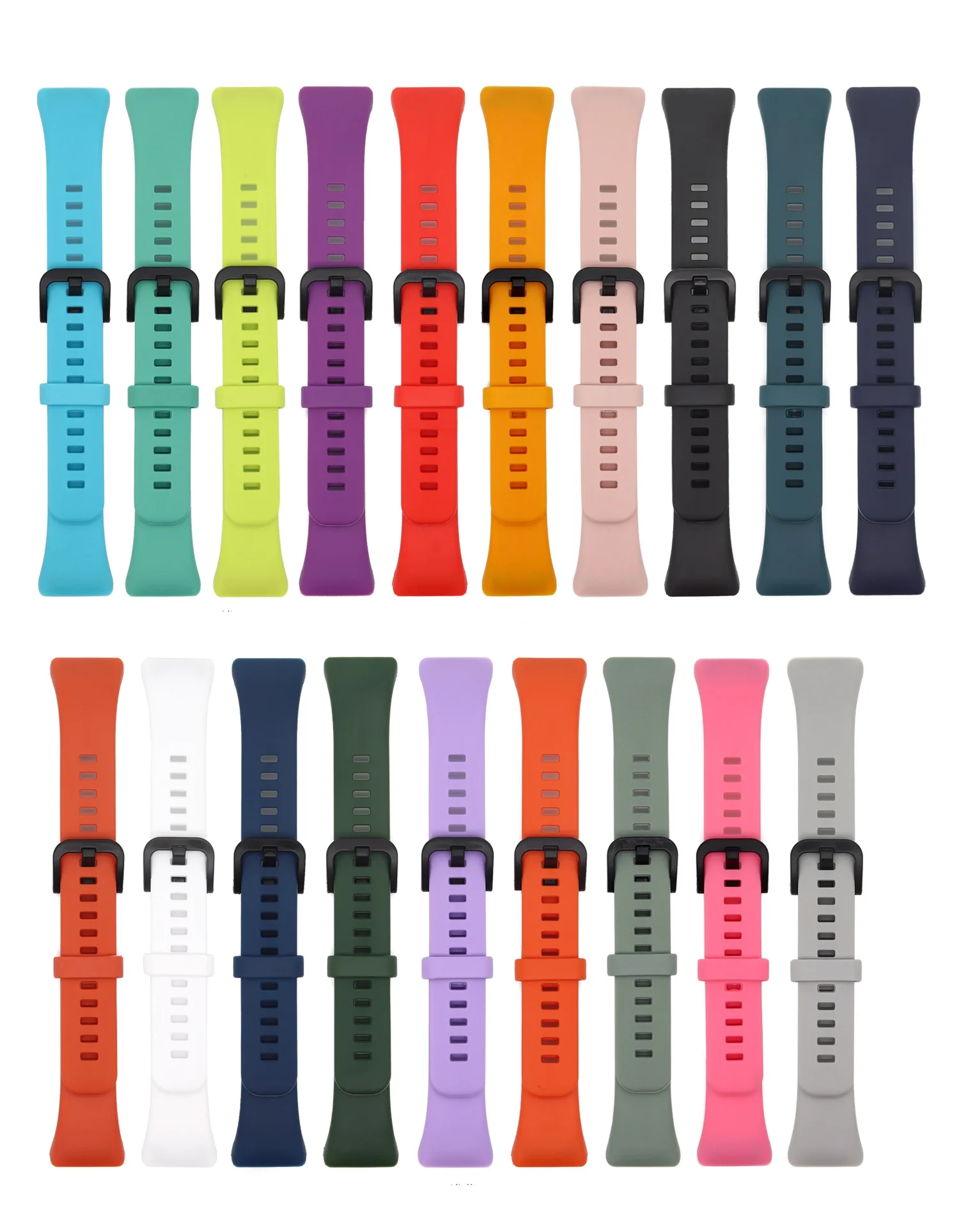 Pulseira de silicone para Huawei, pulseira inteligente, pulseira de substituição para esportes, Honor Band 6 Pro, original