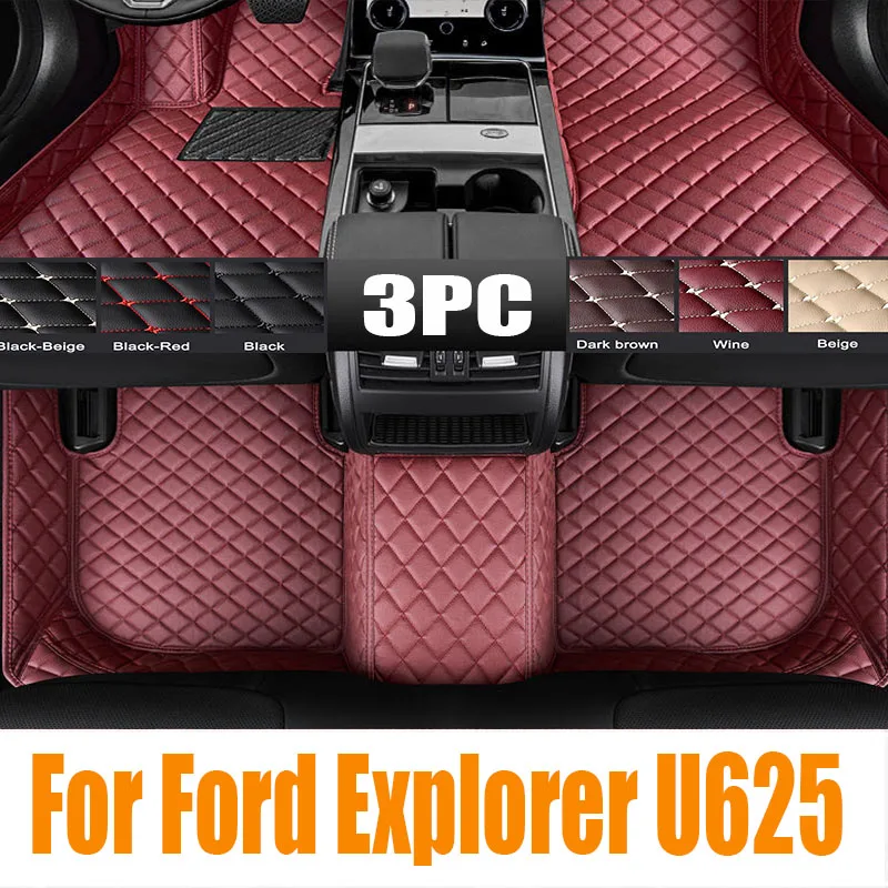 

Специальный автомобильный коврик для заднего багажника Ford Explorer U625 2020 ~ 2023 2021 2022, коврик из ТПЭ, водонепроницаемый напольный коврик, подкладка для прохода, аксессуары