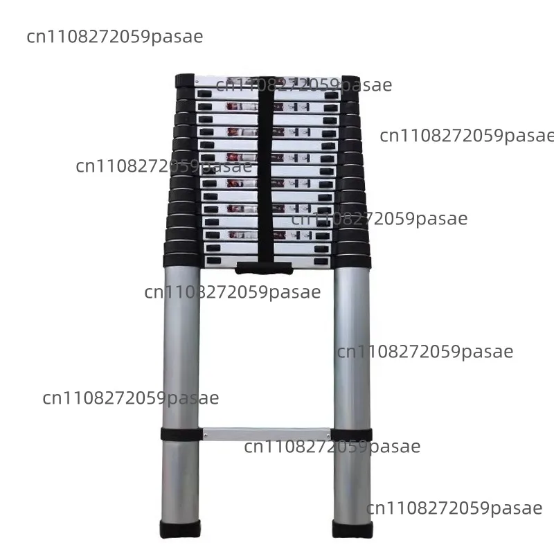 Heavy-Duty Aluminum Alloy Household Telescopic Ladder Multi-Functional Folding A-Frame Ladder Portable Construction Access Stair