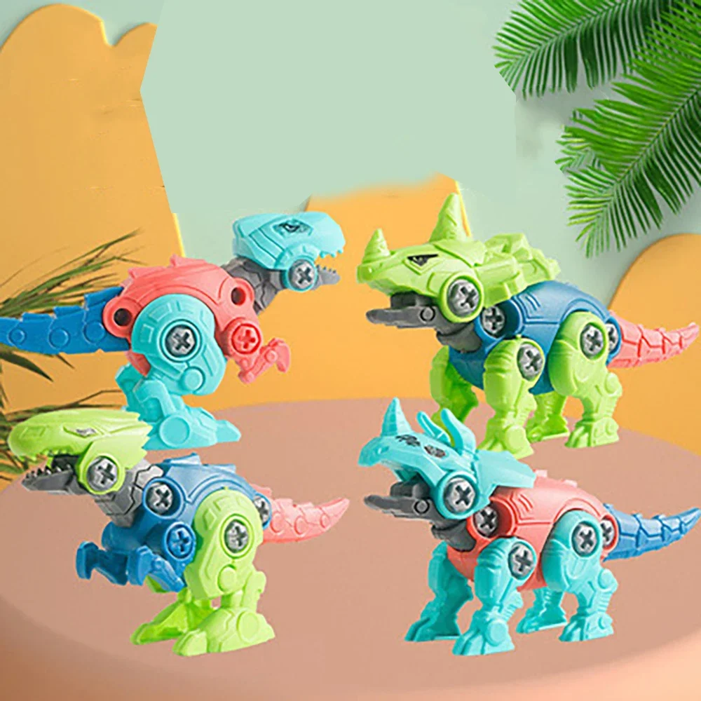 

Set Early Educational DIY Screwing Jurassic Dinosaurs Baby Random Color Children's Dinosaur Construction Boy Toys