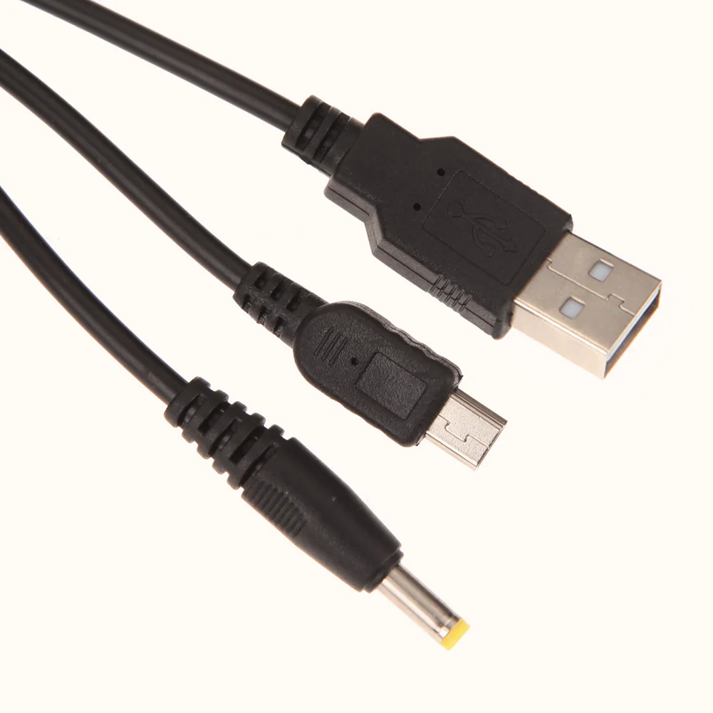 10Pcs USB Data Charge Cable Cord for PSP 2000 3000 Transfer Sync Charge Cable Game Console Accessories 2 in 1 Power Cable