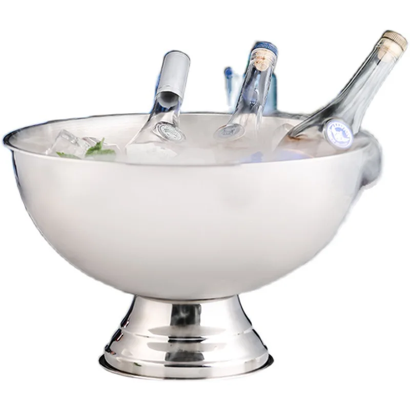 

Stainless steel champagne basin ice bucket beer wine bucket