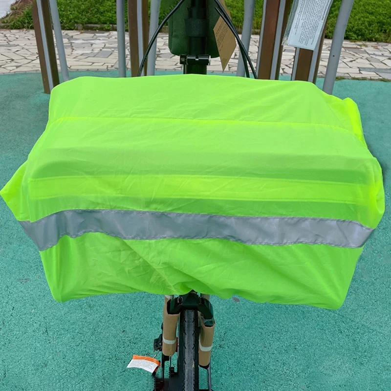 Bolsa frontal para bicicleta plegable, cesta para verduras, accesorios para bicicleta