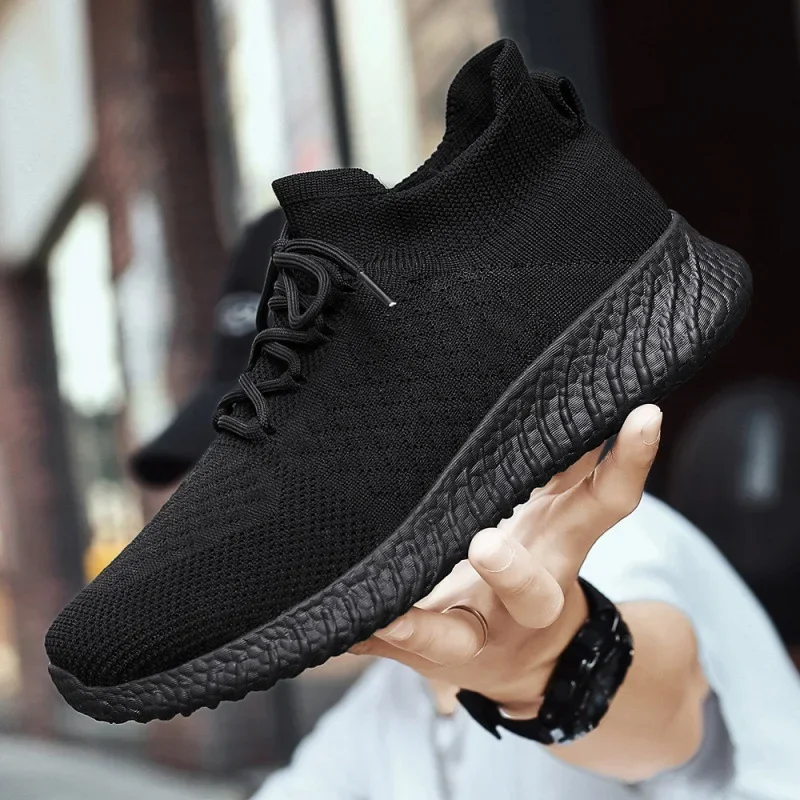 

Men's Running Shoes Sneaker Men's Summer Black Shock-Absorbing Tenis Casual Running Shoes Shoes