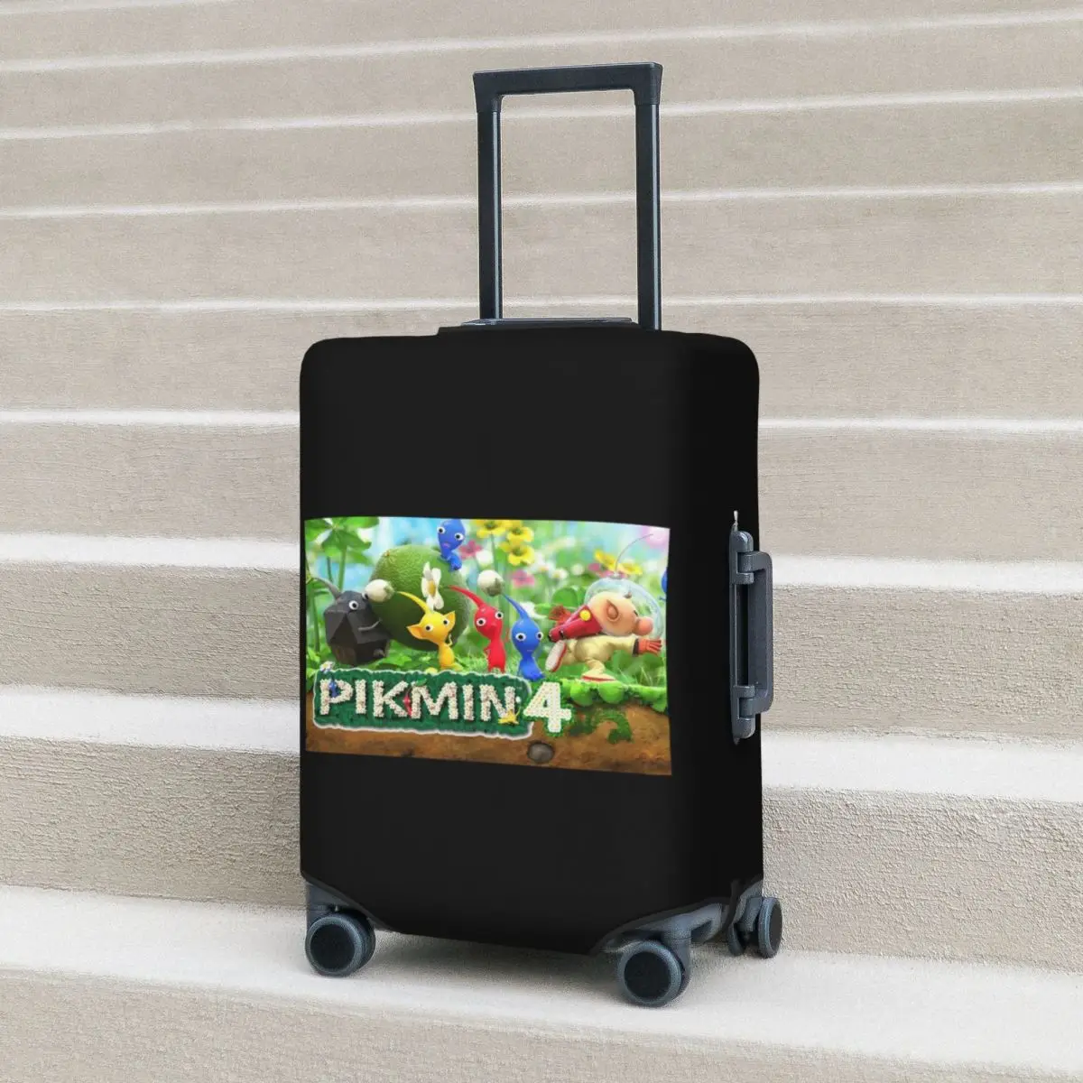 

Pikmin Suitcase Cover Protection Elastic Travel Luggage Protector Covers for 18-32 Inch
