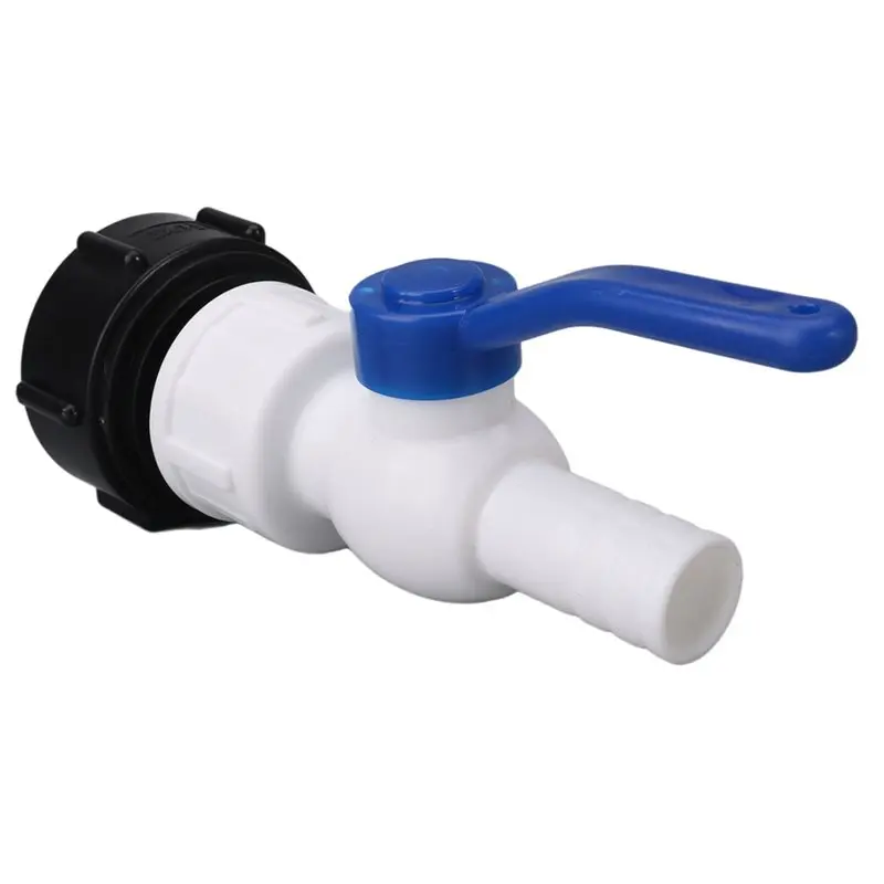 【CUSTOMER FAVORITE】S100X8 Coarse Thread Tank Adapter Water Valve Pagoda Joints Water Box Connector Rainwater Bucket Ball Valve