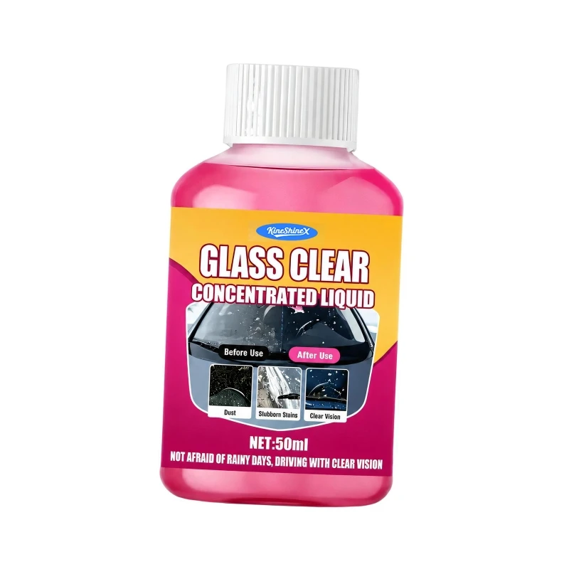 Concentrated Automotive Glass Cleaner, Dilute-With-Water Windshield Washer Fluid for Vehicle Window and Windshield D7YA