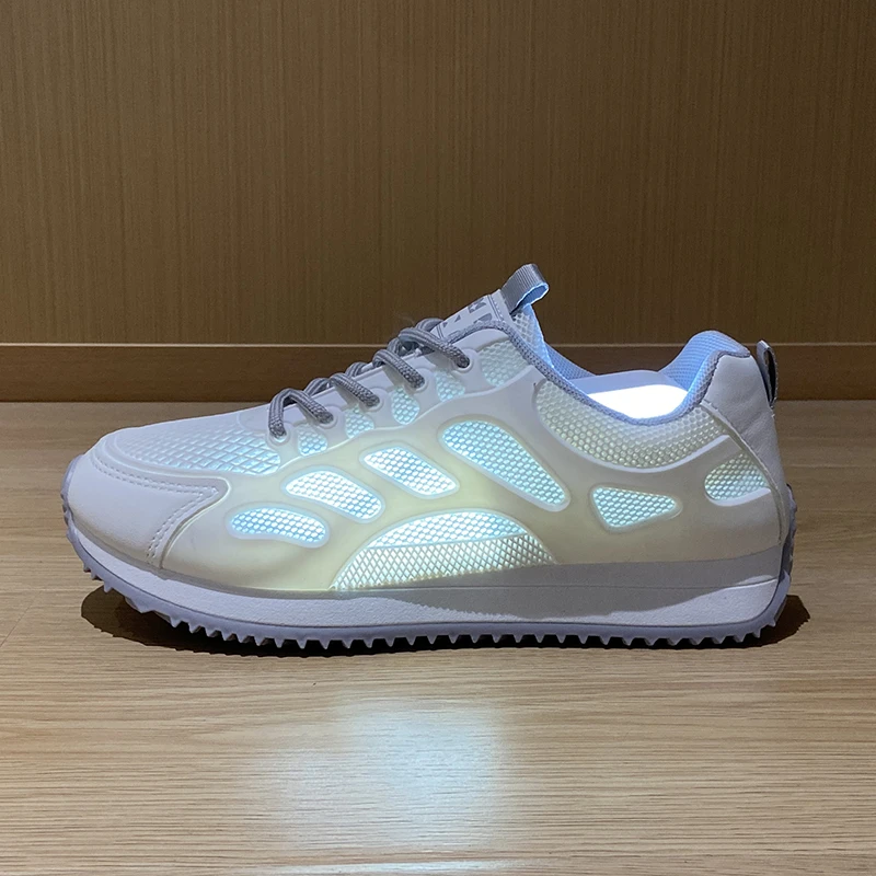 صيف جديد مريح / تنفس الاحذية الرياضية المألوف جولة تو شبكة أنيقة سميكة سوليد عارضة الأحذية للنساء #5