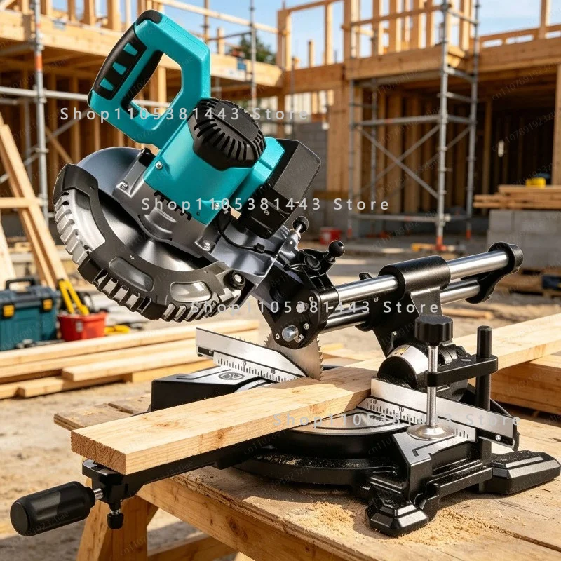 High Precision Sliding for Wood Aluminium Cutting Multifunctional Cordless 8 Inch Miter Saw