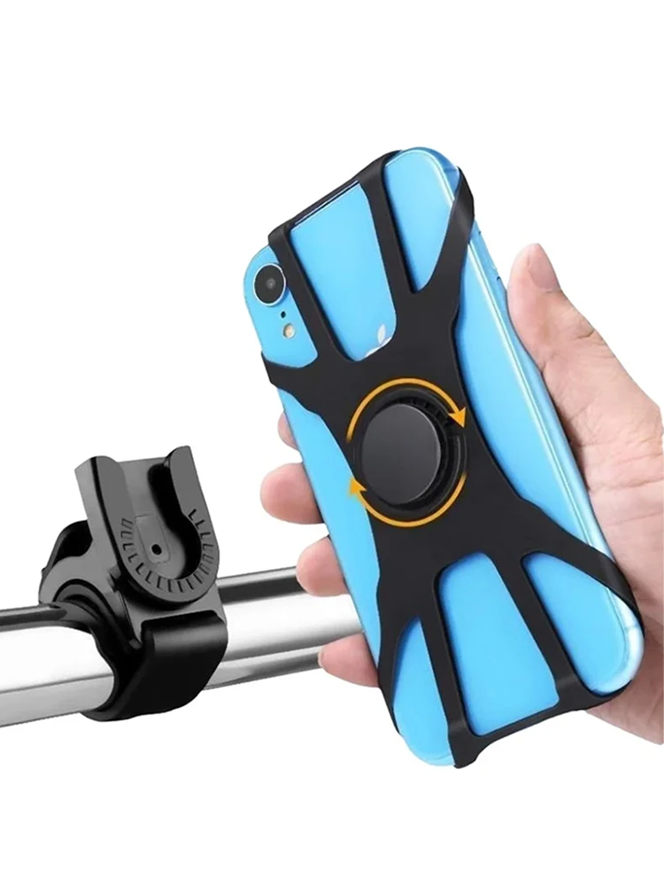 AliExpress NONE 360° Removable Phone Holder Universal Phone Mount for Bicycle Motorcycle Scooter Stroller Phone Mount for 4" to 7" Smartphon