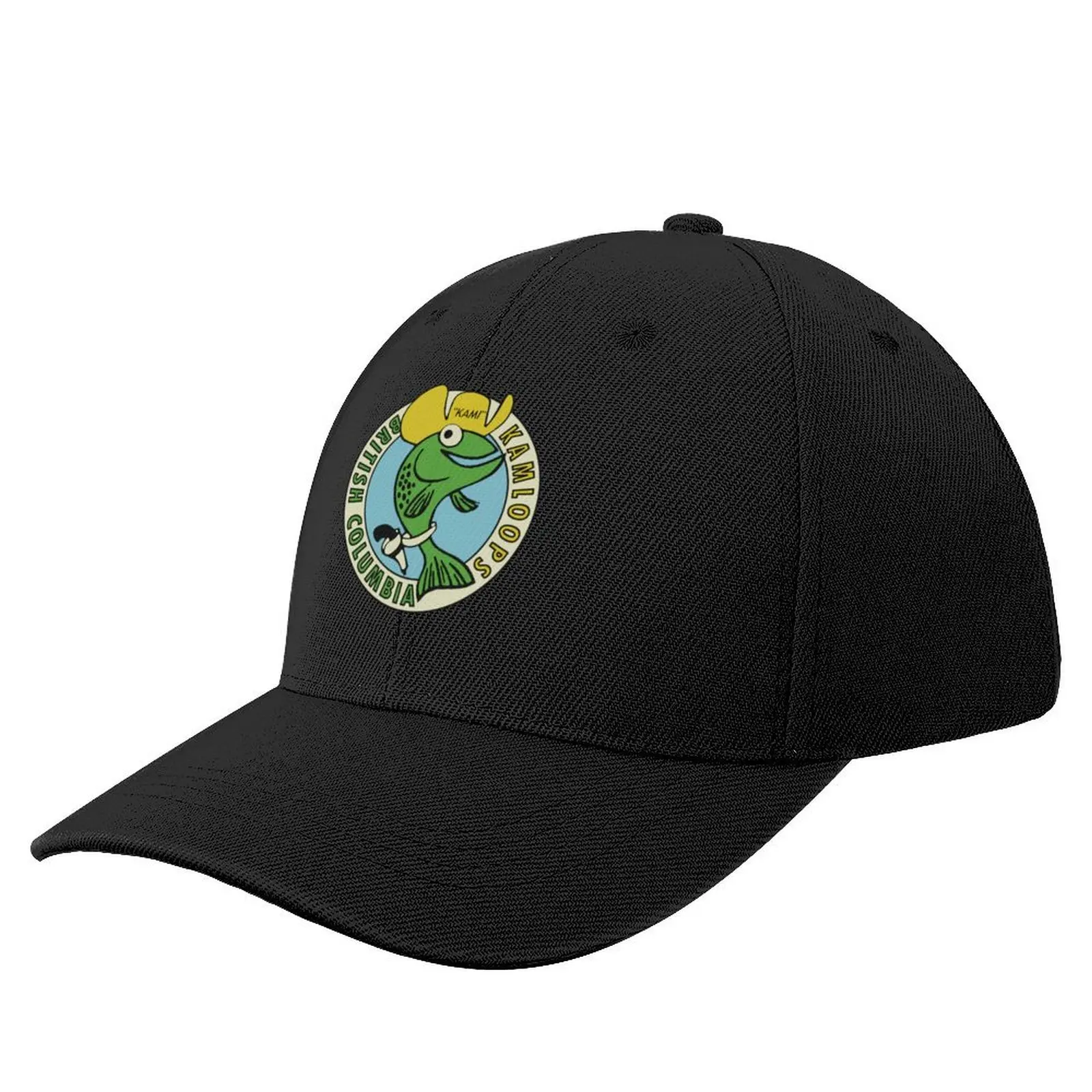 Kamloops Kami British Columbia Vintage Baseball Cap Sunscreen Mountaineering Trucker Hats For Men Women's