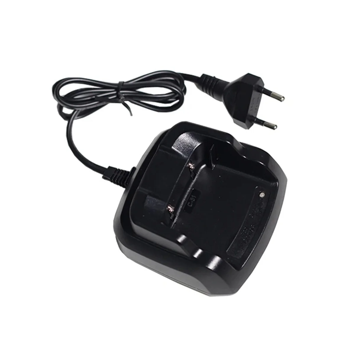 C-51 Battery Charger Desktop Charger Charging Dock for QuanSheng UV-K5/UV-K6/UV-K58/UV-5R PLUS Two-Way Radio EU Plug