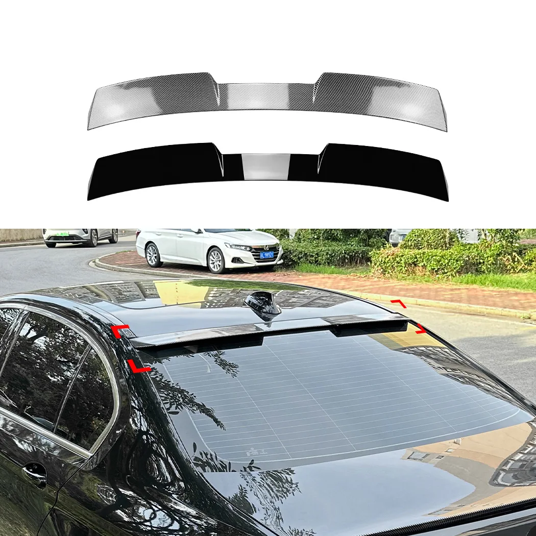 Rear Trunk Roof Spoiler Wings For BMW G30 520i 530i 540i M550i 2018 2019 2020 2021 2022 2023 Rear Window Trim Car Accessories