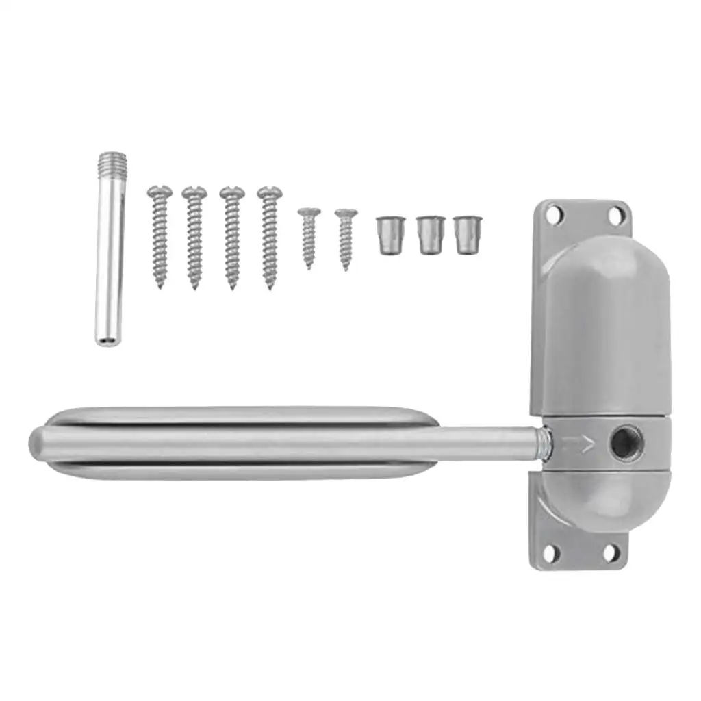 아연 합금 문짝 클로저 자동 조절 문짝 스토퍼 문짝 하드웨어, 회색
