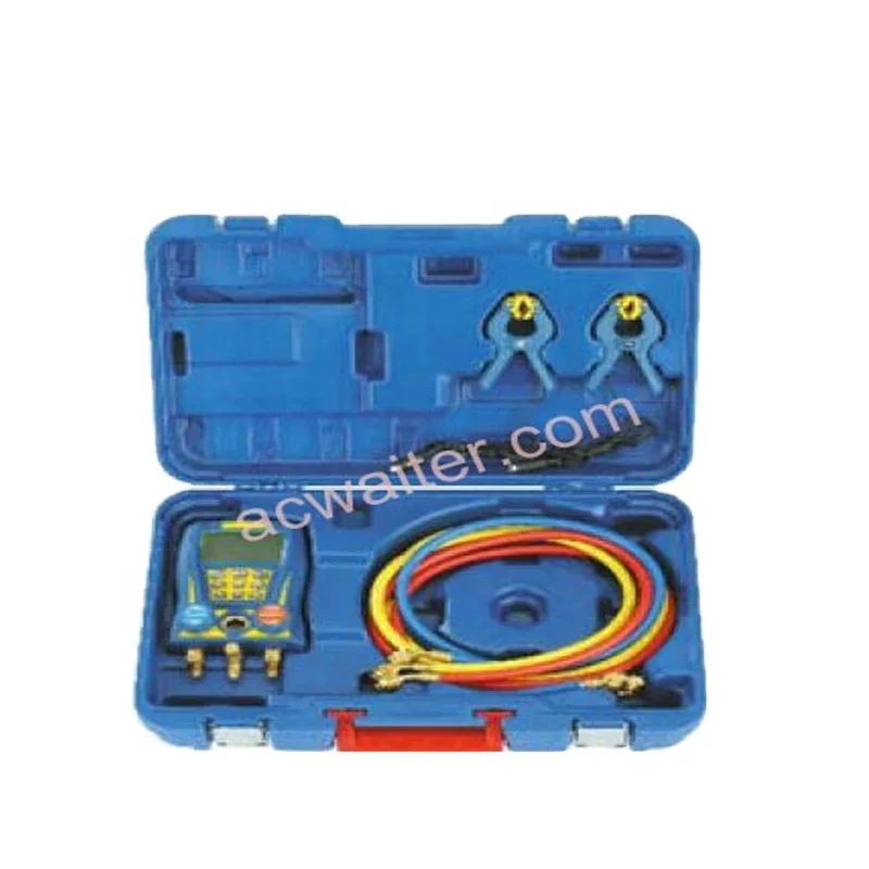 

F ac gauge component car air conditioning repair tool 2 Valve Digital manifolds