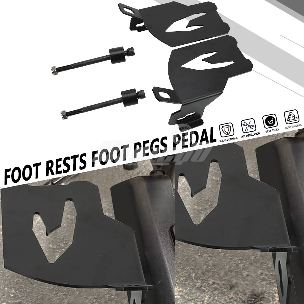 Motorcycle Foot Rests Foot Pegs Pedal Passenger Pegs Rear Bracket Pillion Footrest FOR BAJAJ DOMINAR 250 400 All Years 2027 2026