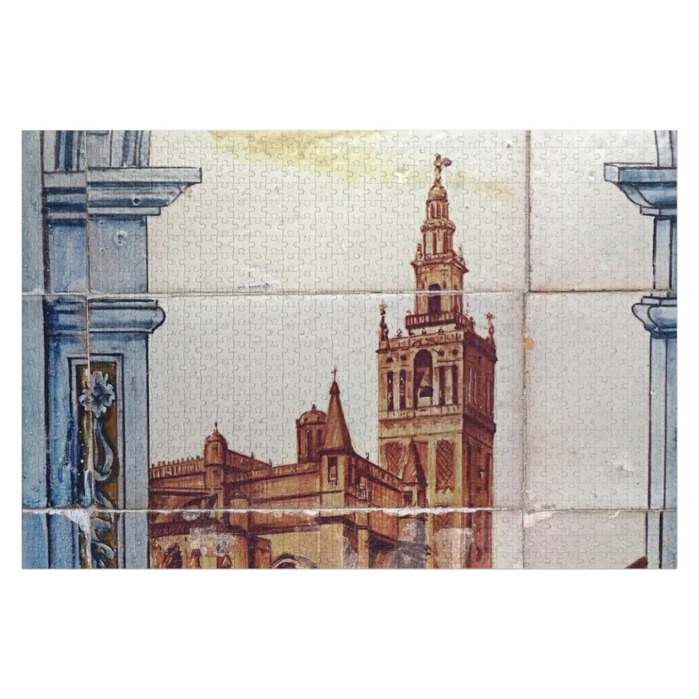 

SEVILLA - LA GIRALDA - GIRALDA - SPAIN ESPAA SEVILLE Jigsaw Puzzle Wooden Animal Photo Custom Christmas Toys Puzzle