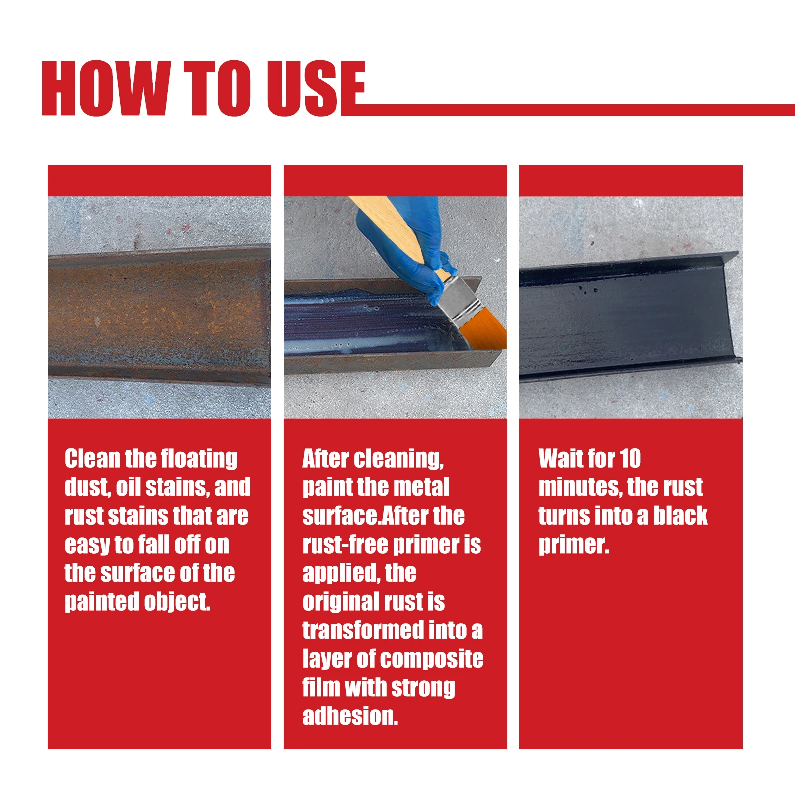 Car Anti-rust Rust Remover Multipurpose Paste Chassis Rust Inhibitor Converter Repair Iron Metal Surfaces Maintenance CarCleaner