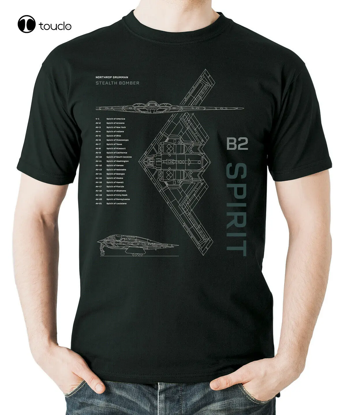 

Aviation Themed B2 "Spirit" Stealth Strategic Bomber T-Shirt. Summer Cotton Short Sleeve O-Neck Mens T Shirt New S-5Xl Xs-5Xl