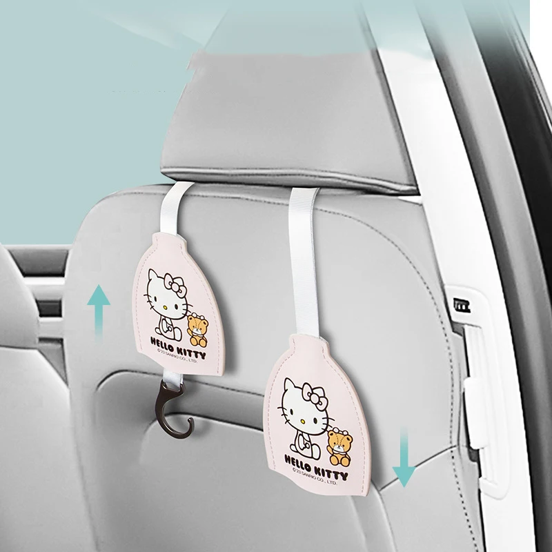 Cartoon Sanrio Xxx Hello Kittys Accessories Cute Beauty Kawaii Anime Car Seatback Hook Headrest Hook Pendant Toys for Girls Gift