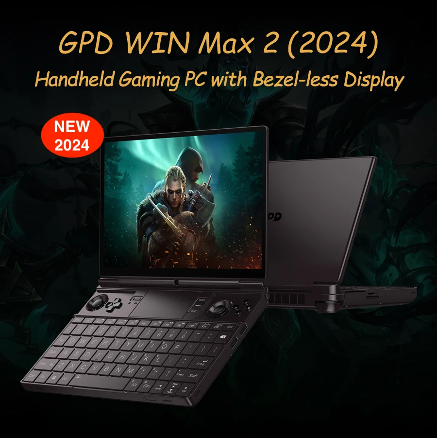 

24Hrs Shipping and Free Gift Bag! GPD Win Max2 Game Player Console AMD 7640U/8840U 10.1" Mini Laptop Handheld Game Tablet