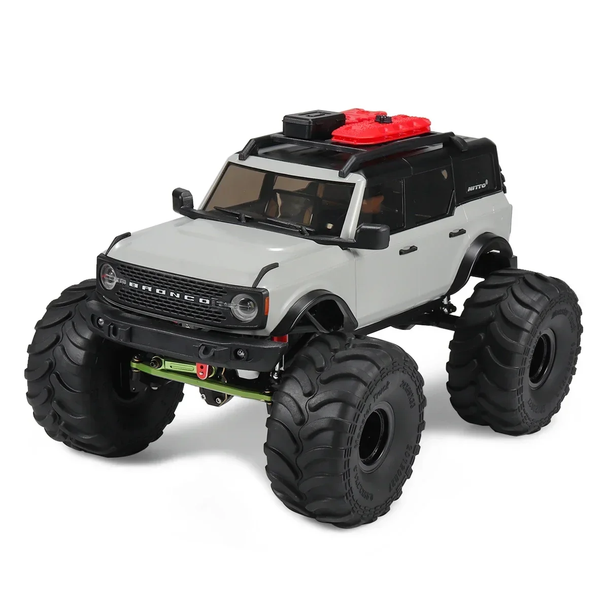 Opony HooCrawler SCX24 Monster Truck z felgą 1:24 RC Car Tires do Axial SCX24 AX24 FMS FCX24 K5 Blazer Upgrade Parts