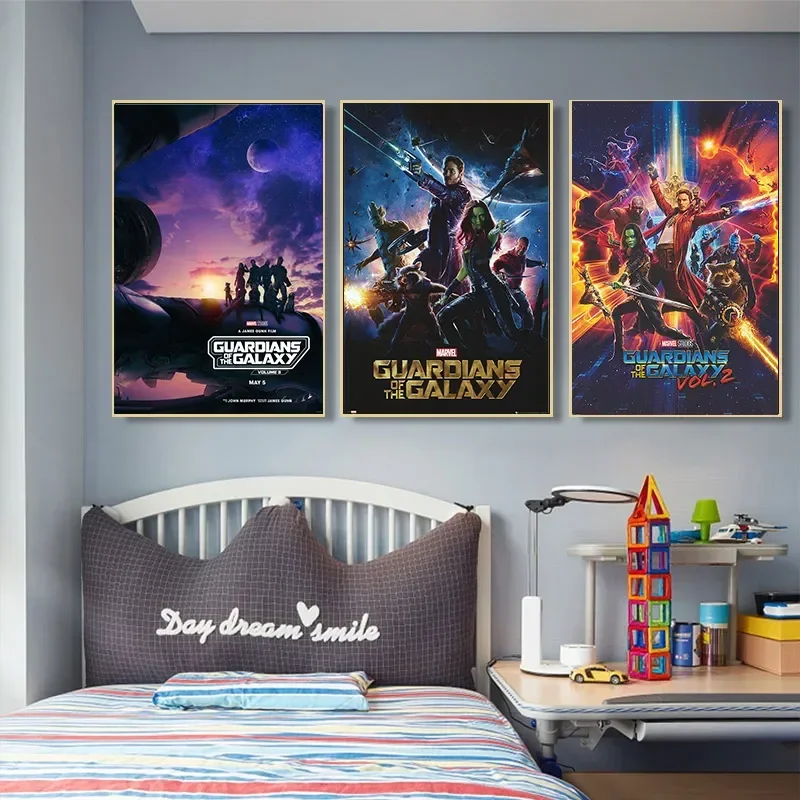 Guardians of the Galaxy Vol.1 Vol.2 Vol.3 Movie Poster Disney Brand Design Wall Art Pictures For Room Paintings Canvas Home Deco