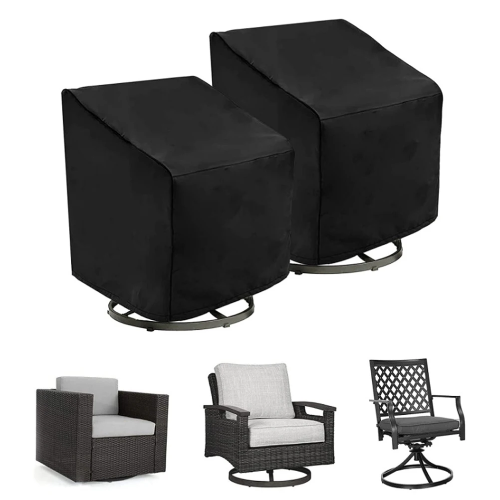 

Waterproof Rocking Chair Cover Polyester Fabric Dust-Proof Sun Protection Outdoor Patio Furniture Chair Sleeve