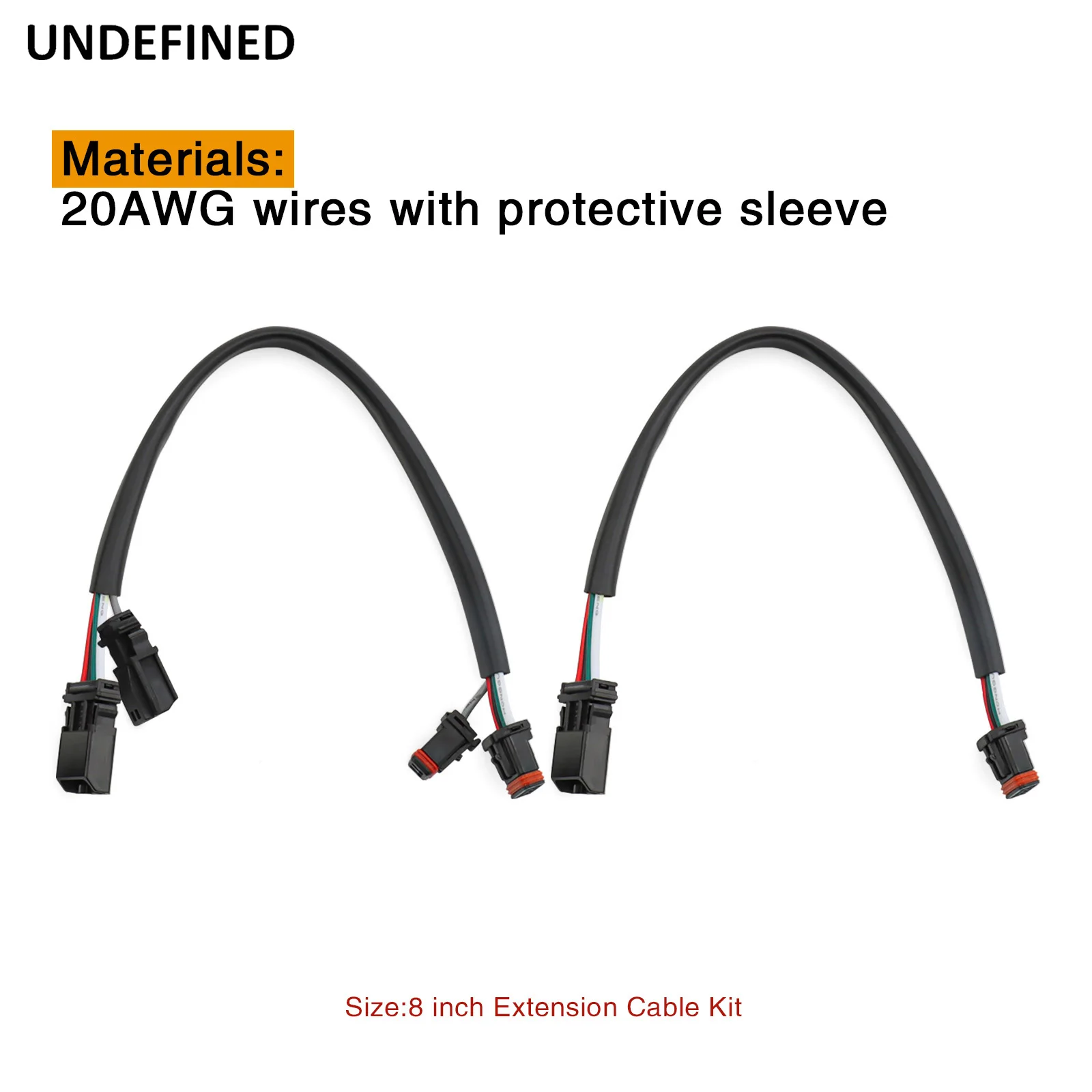 8"/10"/ 12"/ 14"/16" Can-Bus Handlebar Wiring Wire Extension Harness For Harley Sportster Dyna Fat Bob Touring Road King Trike view 2