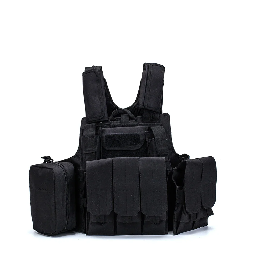 CIRAS chaleco táctico MOLLE con bolsa triple para revistas airsoft - imagen 2