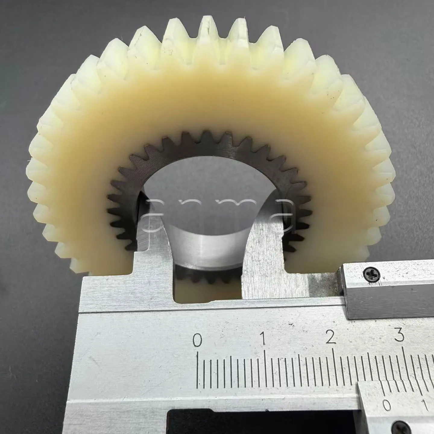 Water Roller Gear 40 Teeth 63×26×10mm For Roland 900 Printing Press Nylon Gears