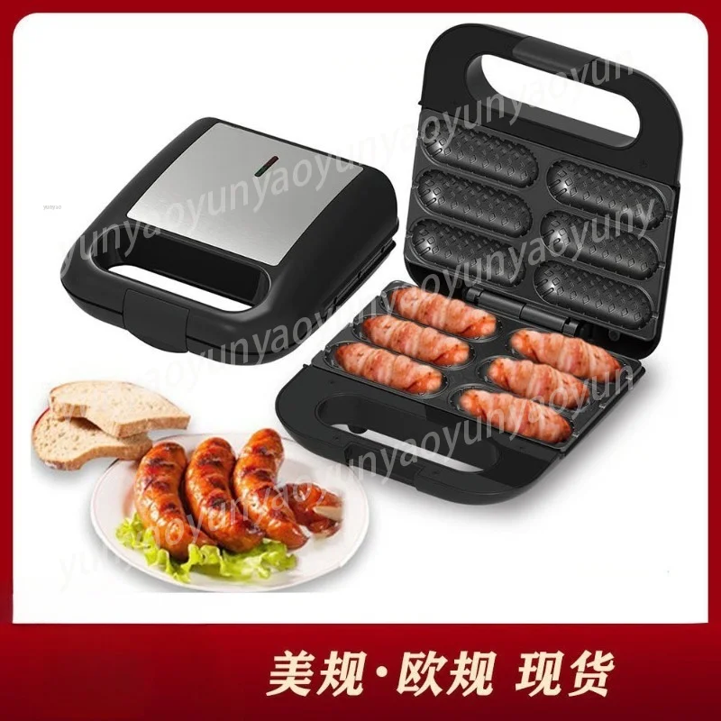 Multi-Function Electric Hot Dog Cooker, Breakfast Maker for Sausage Pancake Egg, Non-Stick Easy Clean