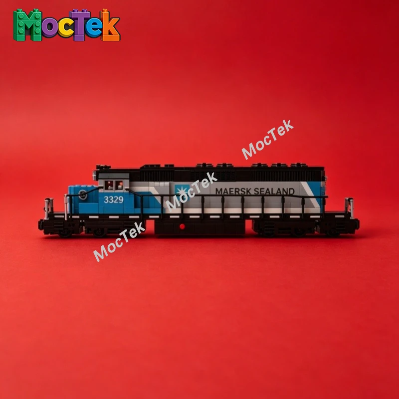 

Realistic SD40-2 Diesel Train Building Blocks Locomotive Model, Small Brick Assembly, Desktop Decoration Gift1177pcs