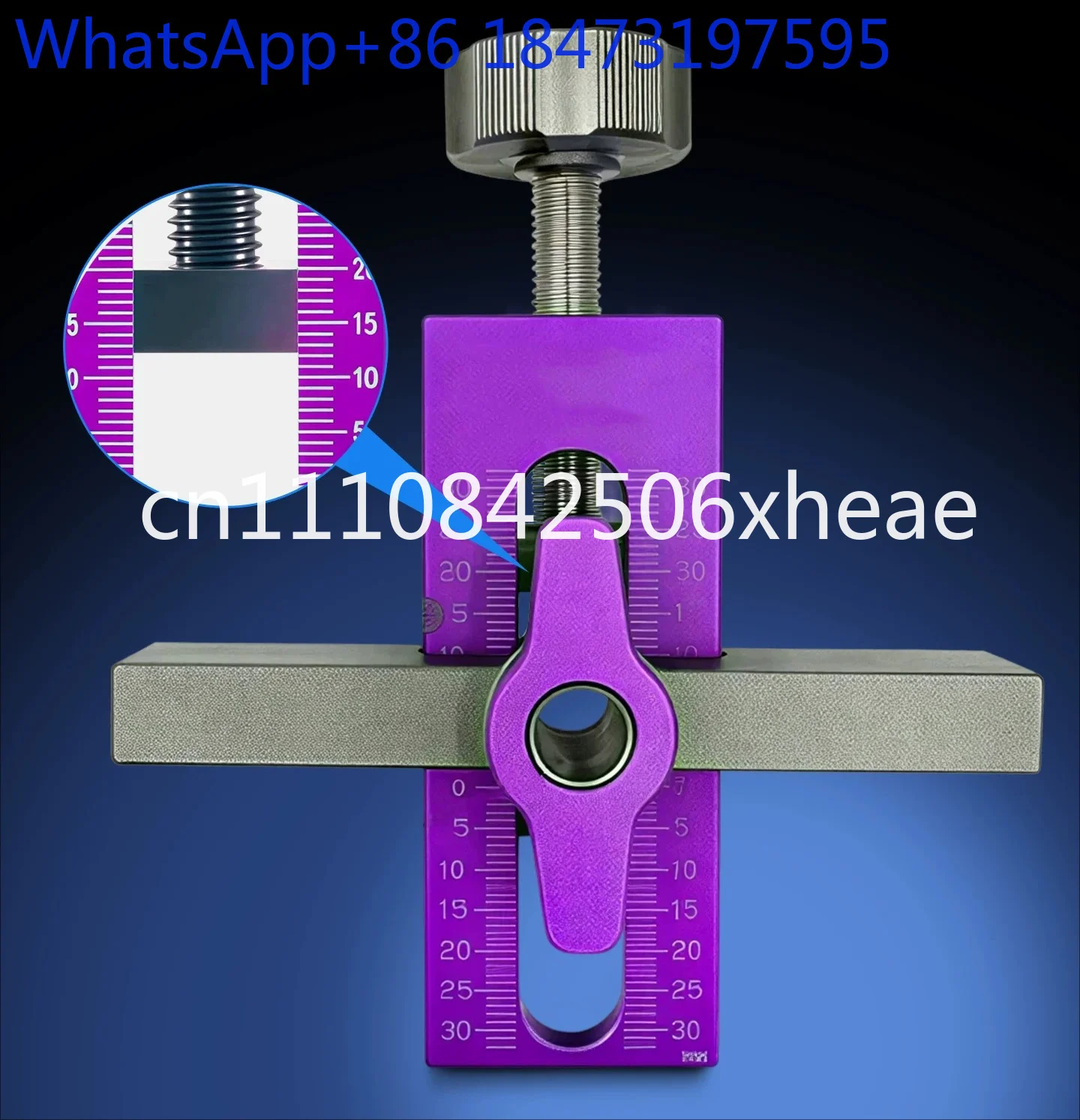 All-aluminum alloy material full-function cabinet door installation artifact two-in-one positioning hole punch auxiliary device