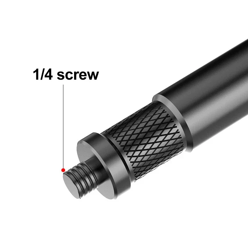15cm Aluminiumlegierung Verlängerungsstange 1/4 Schraube Stativ-Verlängerungsstange für GoPro Hero 13 12 Insta360 X5 DJI OSMO Action 6 Kamera Vlog – Detail 3