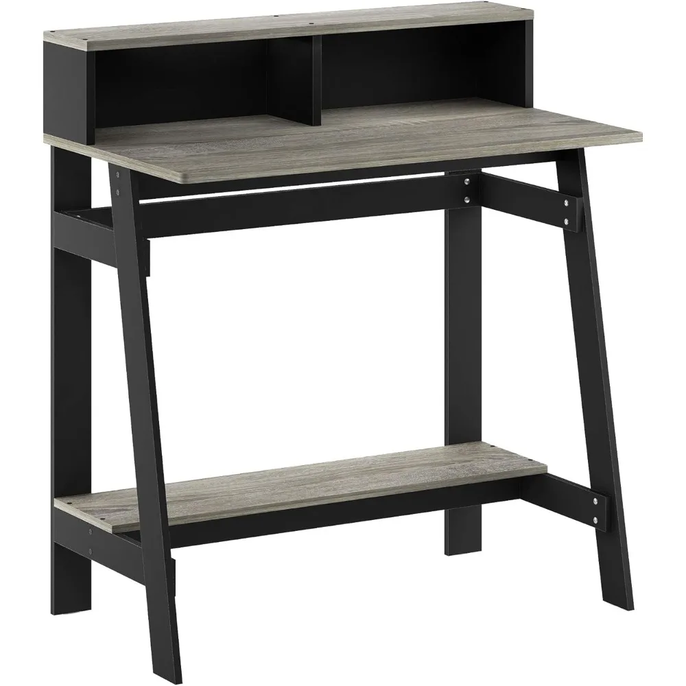 

Simplistic A Frame Computer Desk, Black/French Oak Grey