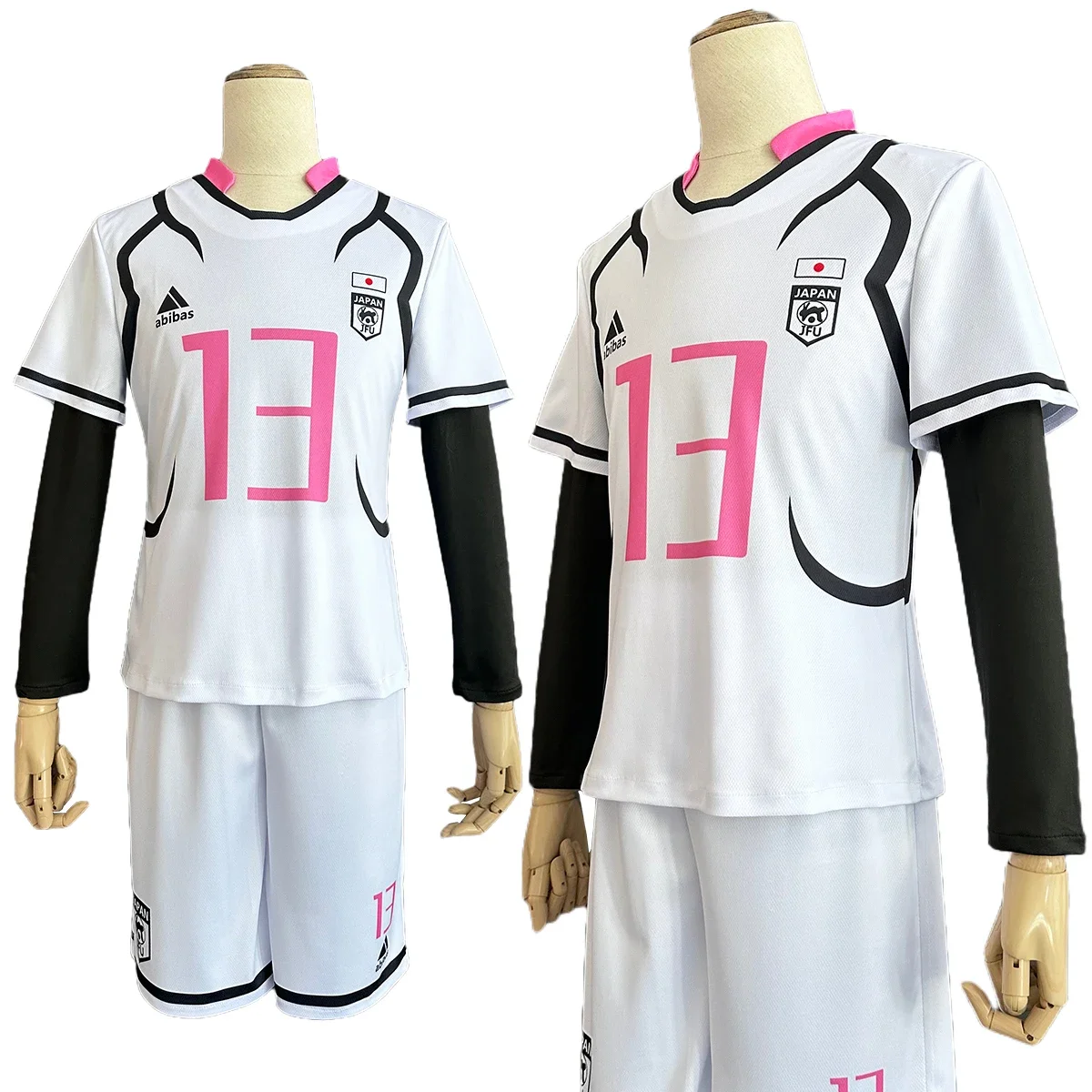 Holoun Blue Lock Anime Sae Shidou Aiku Shuto Sendo Cosplay Kostium Pruik U20 Voetbal Uniform Rose Net Synthetisch Halloween