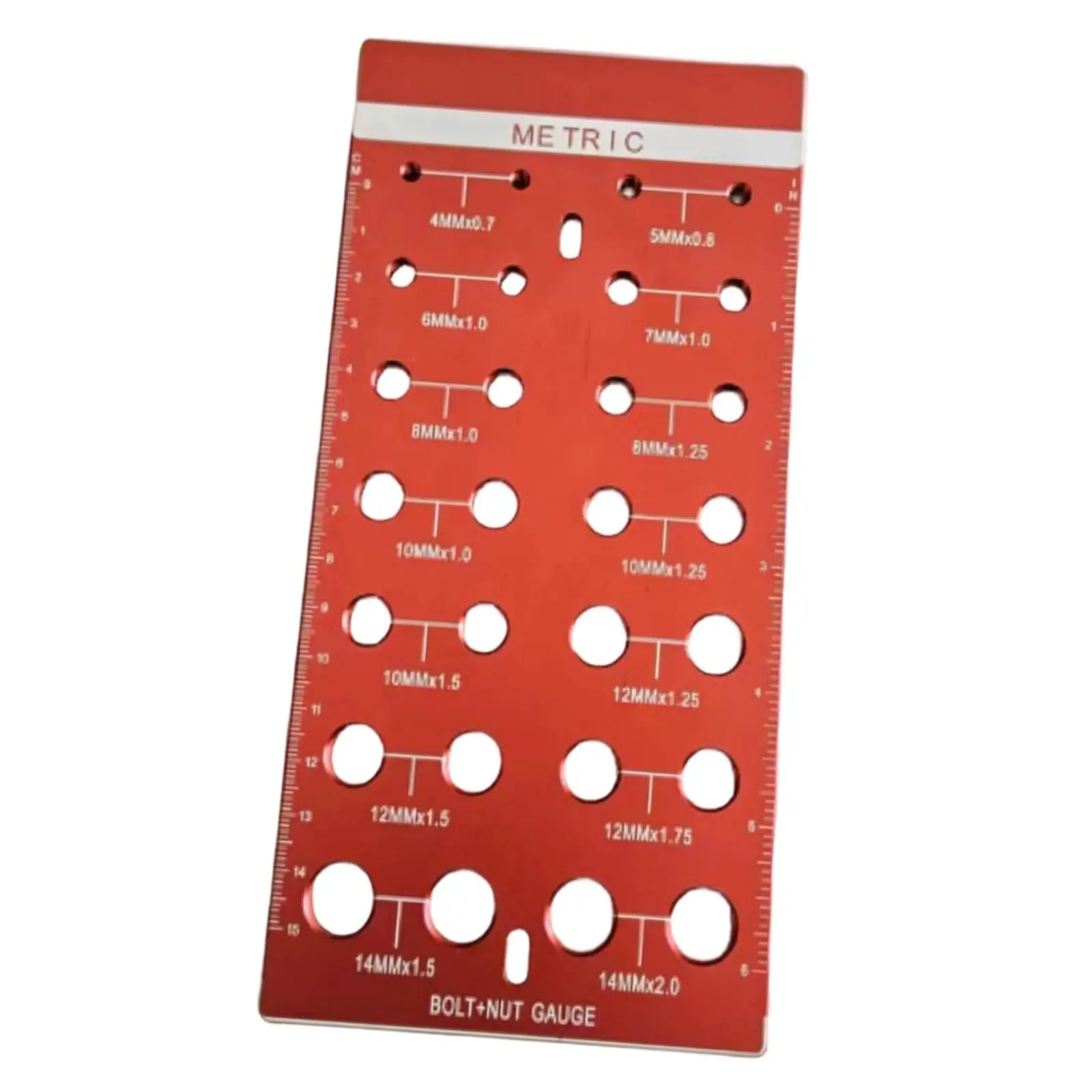 Thread Checker Metric High Performance Quick Measurement Bolt Size