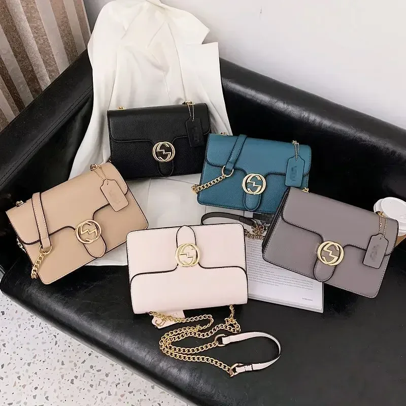 

2025 Vegan Luxury Flap Bag - Designer 2-Way Adjustable Chain Convertible Crossbody Tote Day-Night