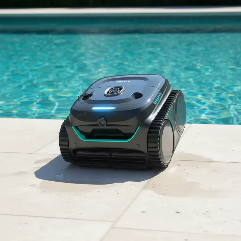 Smart Cordless Pool Cleaning Robot Wireless Automatic Vacuum Cleaner for Hotel Swimming Pool Surface Debris Removal Efficient
