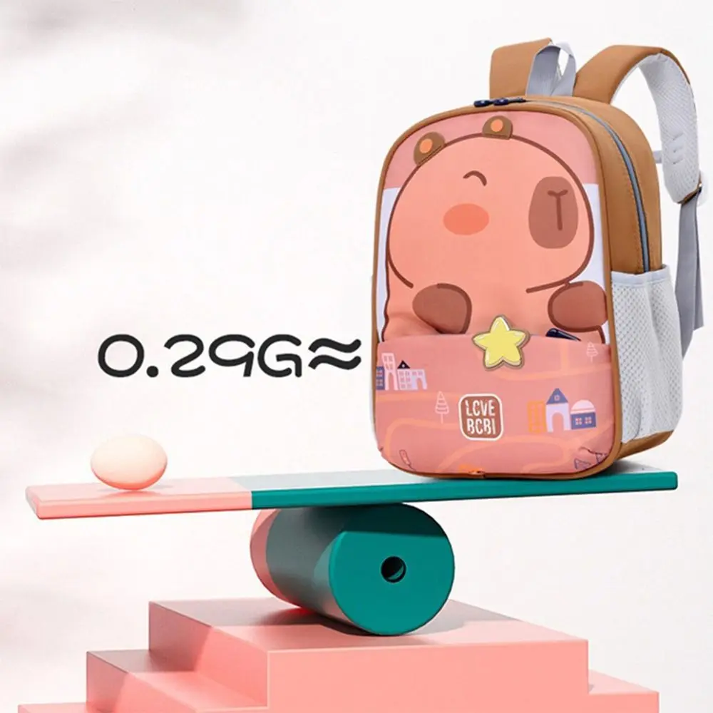 High Quality Capybara/Rabbit Capybara Backpack Large Capacity Multi-pocket Shoulders Bag Bookbags School Office