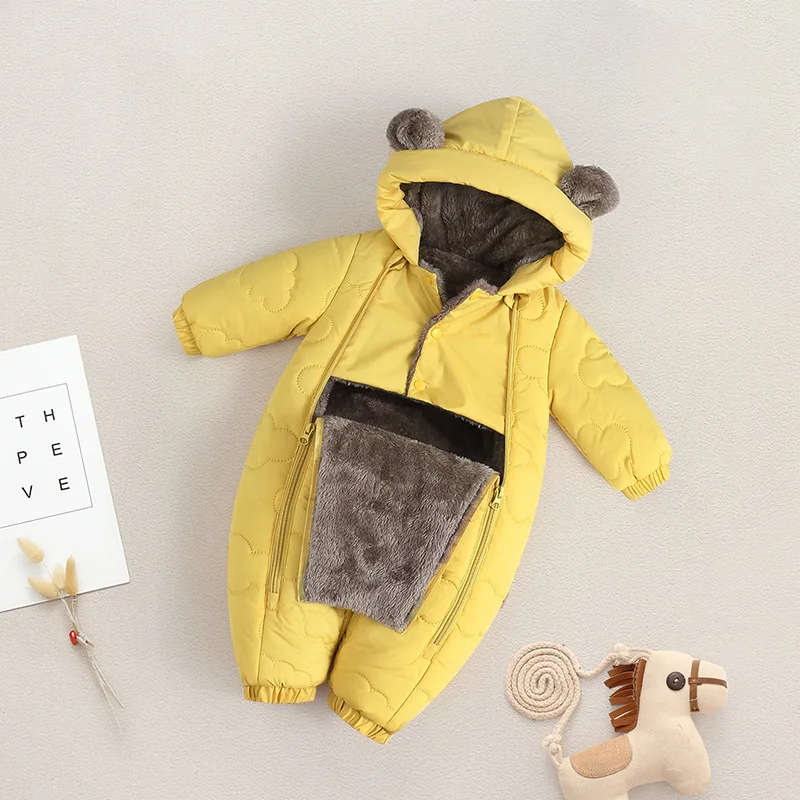 30-winter-baby-boys-girls-rompers-solid-color-berber-fleece-lining-thick-warm-hooded-bodysuit-for-kids-one-piece-overalls