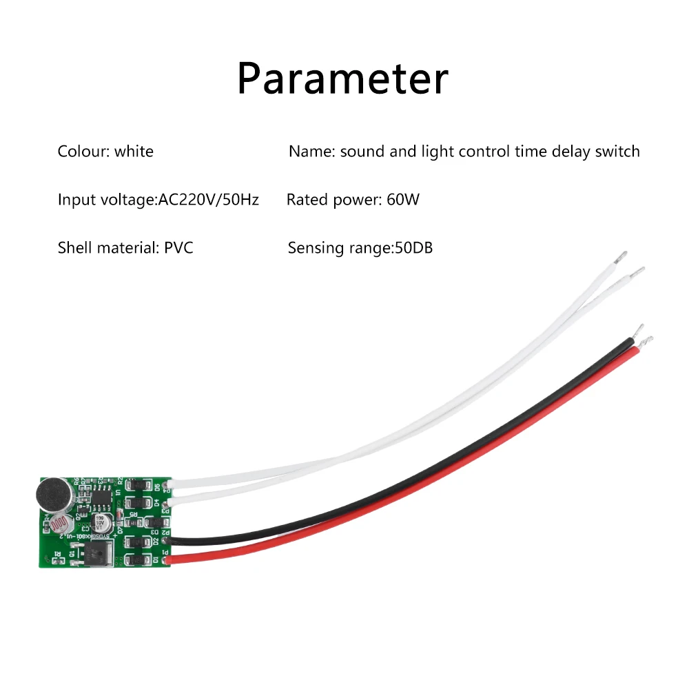 Home Improvement Smart Switches Module 220V Detector Sound Voice Sensor Intelligent Auto on Off Light Switch Accessories