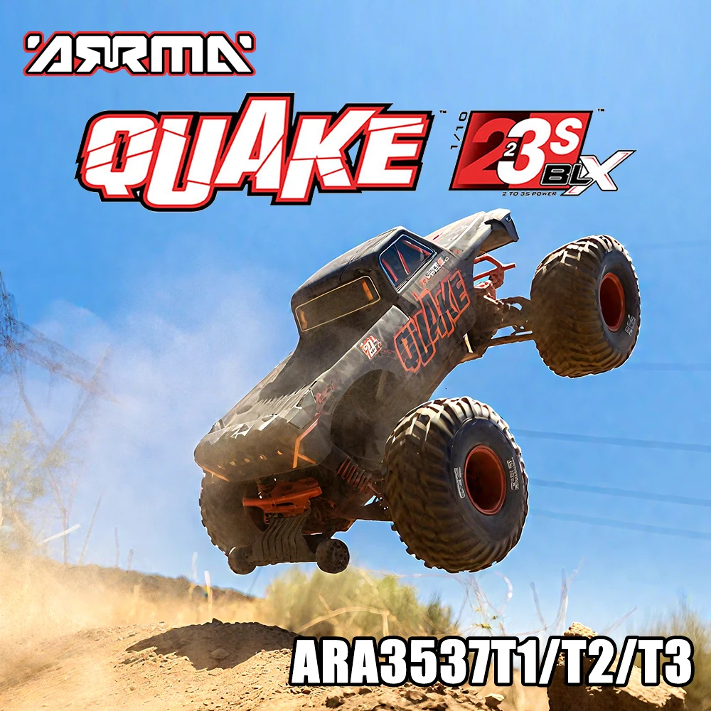 

ARRMA QUAKE 223S DSC 2WD RTR Бесщеточный 1/10 RC Электрическая модель с дистанционным управлением Автомобиль Monster Truck Взрослые детские игрушки