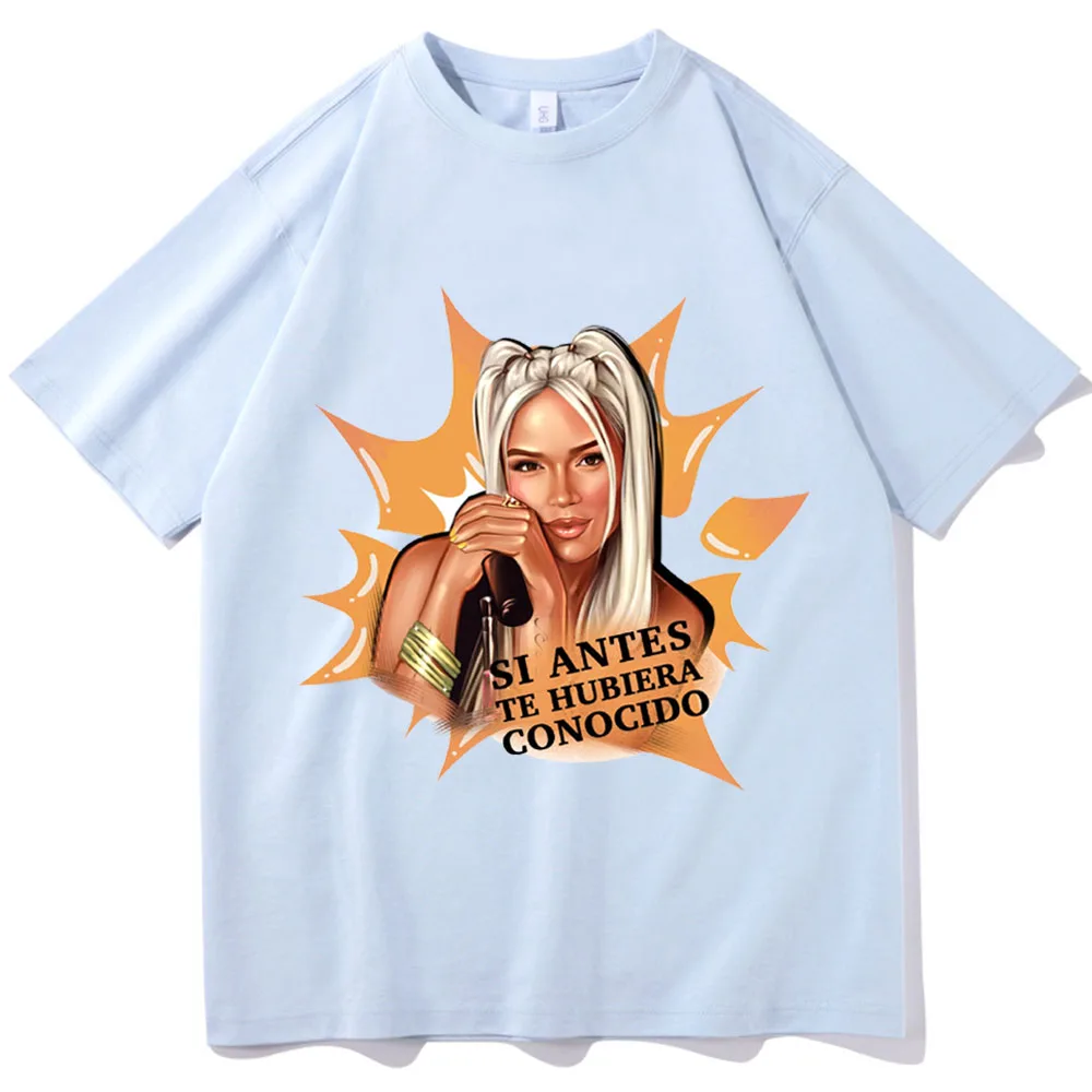 Karol G Si Antes Te Hubiera Conocido T-Shirt Karol G Fan Shirt Unisex Fashion Casual T-Shirts