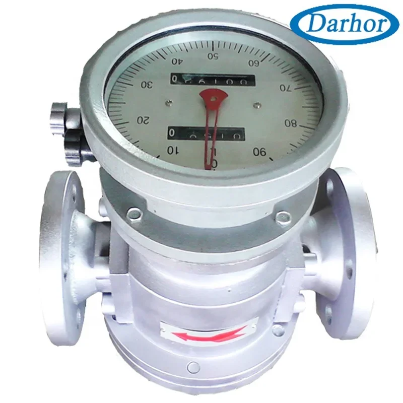 High accuracy 0.2% oval gear flow meter syrup molasses stainless steel flowmeter for paraffin high viscosity