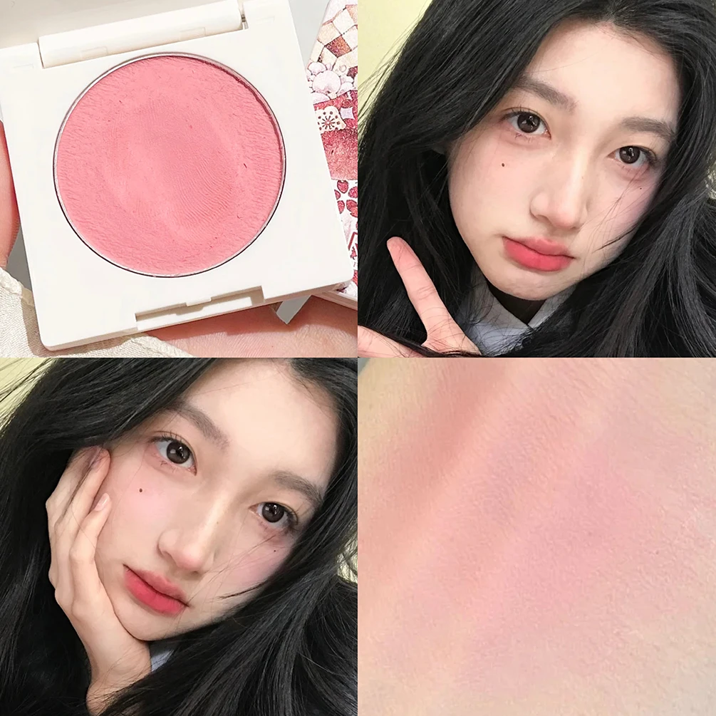 Monochrome Blush Palette Rose Hawthorn Cheek Tint Blusher Powder Natural Face Makeup Matte Peach Rouge Contour Shadow Palette