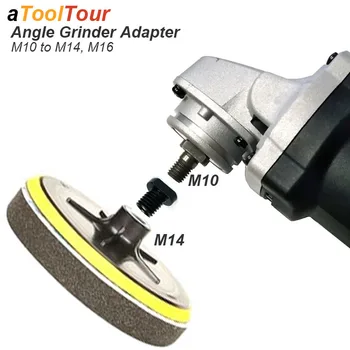 Adapter szlifierki kątowej M10 M14 M16 Gwint mocujący Grinde Spindle Arbor Konwersja żeńskiego na męskie złącze pręta Część elektronarzędzia