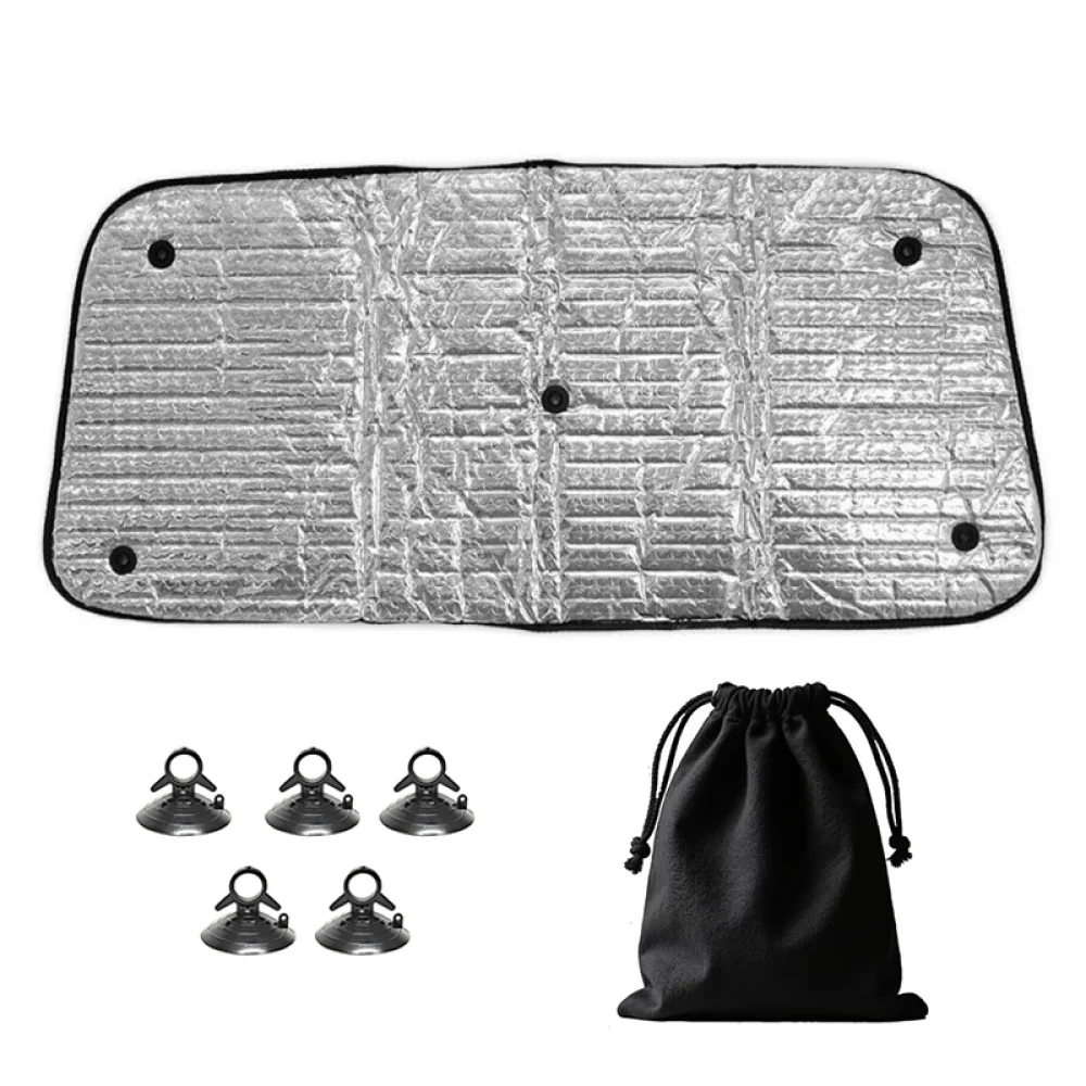 1 Satz isolierte Hecktür-Fensterabdeckung, Sonnenschutz, Sichtschutz für Volkswagen T4 Transporter – Detail 6