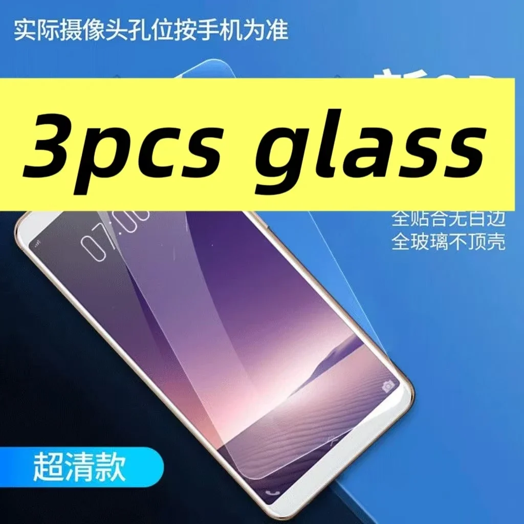 For 3pcs C Case for Samsung A70s Cover Screen Protector Tempered Glass on Samsun Galaxy a 70s A70 S Protectiv